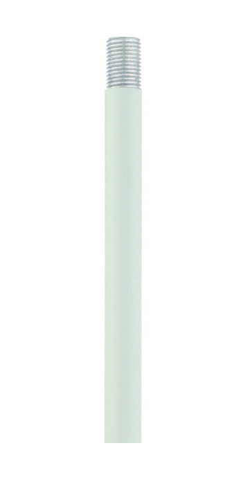 White 12" Length Rod Extension Stem