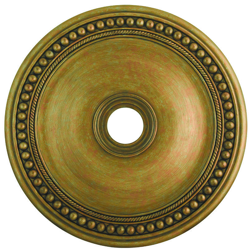 Antique Gold Leaf Ceiling Medallion