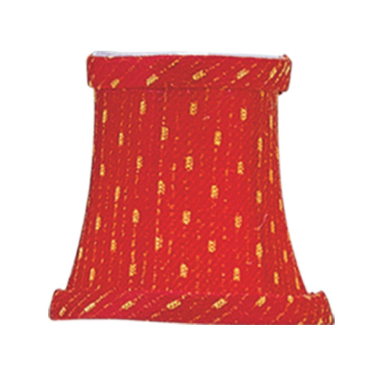 Red/Gold Patterned Bell Clip Shade