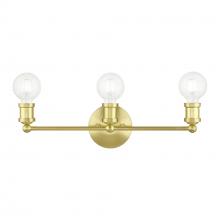  14423-12 - 3 Light Satin Brass ADA Vanity Sconce