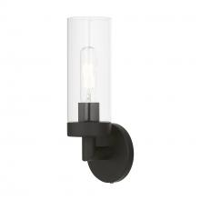 Livex Lighting 16171-04 - 1 Light Black ADA Single Sconce