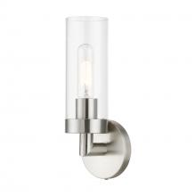 Livex Lighting 16171-91 - 1 Light Brushed Nickel ADA Single Sconce