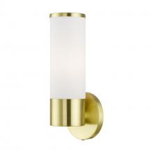 Livex Lighting 16561-12 - 1 Light Satin Brass ADA Single Sconce