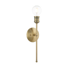 Livex Lighting 16711-01 - 1 Lt Antique Brass Wall Sconce
