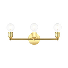  16713-02 - 3 Lt Polished Brass Bath Vanity