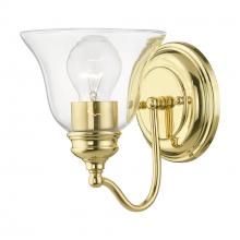 Livex Lighting 16931-02 - 1 Light Polished Brass Vanity Sconce