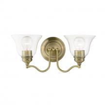 Livex Lighting 16932-01 - 2 Light Antique Brass Vanity Sconce