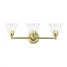 Livex Lighting 16943-02 - 3 Light Polished Brass Vanity Sconce