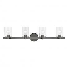  17234-46 - 4 Light Black Chrome Vanity Sconce