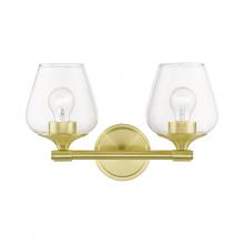  17472-12 - 2 Light Satin Brass Vanity Sconce