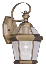 Livex Lighting 2061-01 - 1 Light AB Outdoor Wall Lantern