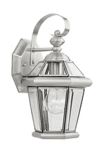 Livex Lighting 2061-91 - 1 Light BN Outdoor Wall Lantern