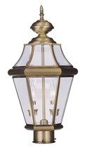  2264-01 - 2 Light AB Outdoor Post Lantern