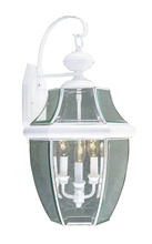 Livex Lighting 2351-03 - 3 Light White Outdoor Wall Lantern