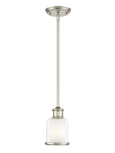 Livex Lighting 40210-35 - 1 Light Polished Nickel Mini Pendant
