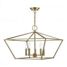  49435-01 - 5 Light Antique Brass Chandelier