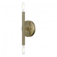 Livex Lighting 51172-01 - Antique Brass ADA 2-Llght Wall Sconce