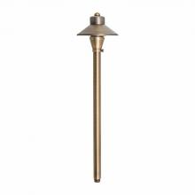 Westgate MFG C1 LA-112-BZ - AREA LIGHT, WITH INTEGRATED LED 3W AC/DC SOLID BRASS, 3FT LEAD, BRONZE
