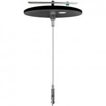 Westgate MFG C1 SCL-CS1P-12FT-NC-BK - ADJ. 12FT 1/16in SINGLE SUSPENSION CANOPY SET WITH KEYHOLE END CONNECTOR