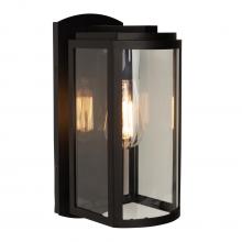  AC8691BK - Lakewood Collection 1-Light Exterior Wall Light, Matte Black