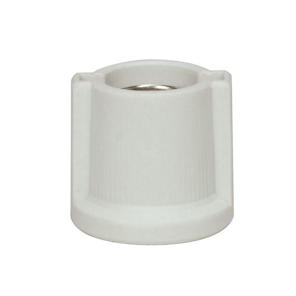 Keyless Medium Base Surface Mount Porcelain Socket w/2 Bushings