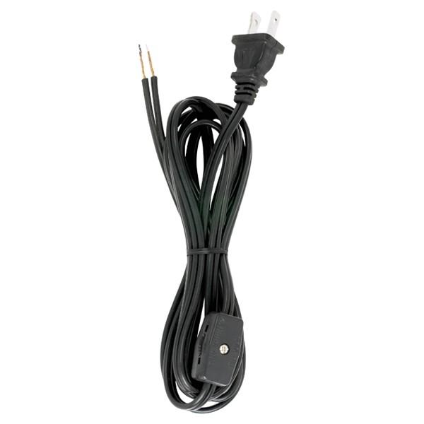 8 Ft. Cord Sets with Line Switches All Cord Sets - Molded Plug Tinned tips 3/4" Strip with