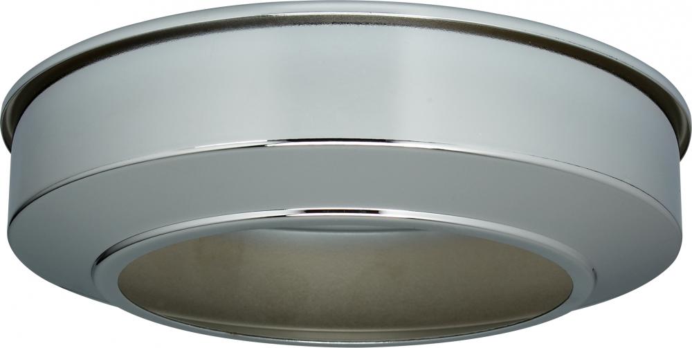 Canopy Extension; Chrome Finish; 5-3/4" Diameter; Fits 5" Canopy; 1-1/2" Extension