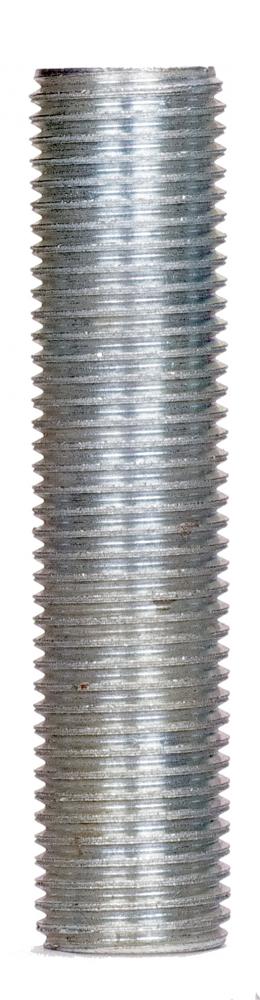 1/4 IP Steel Nipple; Zinc Plated; 2-1/4" Length; 1/2" Wide