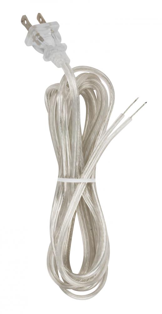 18/2 SPT-2-105C All Cord Sets - Molded Plug - Tinned Tips 3/4" Strip with 2" Slit 36"