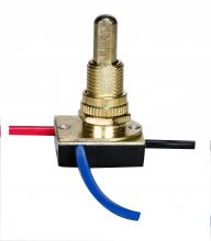 Satco Products Inc. 80/1130 - 3-Way Metal Push Switch; 5/8" Metal Bushing; 2 Circuit; 4 Position (L-1, L-2, L1-2, Off);