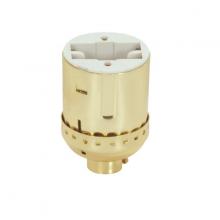 Satco Products Inc. 80/1227 - Lampholder Fluorescent 2-Pin Lampholder; 13W Brite Gilt Socket With Fluorescent GX23 And GX23-2;