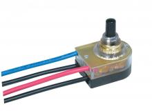 Satco Products Inc. 80/1355 - On-Off Lighted Push Switch; 3/8" Plastic Bushing; Single Circuit; 6A-125V, 3A-250V Rating;