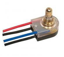 Satco Products Inc. 80/1359 - On-Off Lighted Rotary Switch; 3/8" Plastic Bushing; Single Circuit; 6A-125V, 3A-250V Rating;