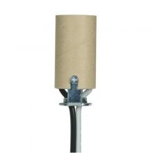Satco Products Inc. 80/1653 - Candelabra Socket With Leads; 1-3/4" Height; 3/4" Diameter; 24" #18 UL 1015 B/W Leads