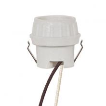 Satco Products Inc. 80/1674 - Keyless Porcelain Snap-In Bracket Socket For 4KV; No Spring Contact; Unglazed; 660W; 600V