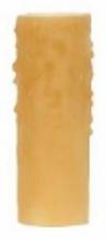 Satco Products Inc. 80/2087 - Bee's Drip (Bee's Wax) Edison Base; Amber (Honey); 1-1/4" Inside Diameter; 1-9/16"