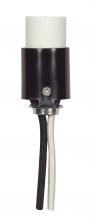 Satco Products Inc. 80/2385 - Candelabra Socket With Leads; 1-7/8" Height; 3/4" Diameter; 24" #18 SF-1 B/W Leads 205C;