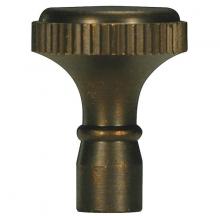 Satco Products Inc. 80/2403 - Solid Brass Knob; 4/36 Mandrel; Dark Antique Brass