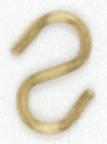 Satco Products Inc. 90/013 - Brass Plated S-Hook; 5/8"