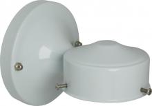 Satco Products Inc. 90/1085 - 3-1/4" Wired Wall Bracket; White Finish; Includes Hardware; 60W Max