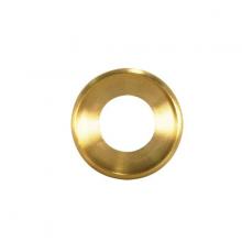 Satco Products Inc. 90/1616 - Turned Brass Check Ring; 1/4 IP Slip; Unfinished; 1-1/2" Diameter