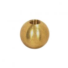 Satco Products Inc. 90/1624 - Brass Ball; 3/8" Diameter; 8/32 Tap; Unfinished