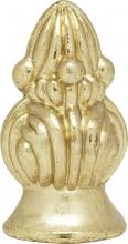 Satco Products Inc. 90/1723 - Bud Finial; 1-3/8" Height; 1/8 IP; Polished Brass Finish