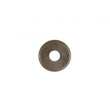 Satco Products Inc. 90/1765 - Steel Check Ring; Curled Edge; 1/8 IP Slip; Antique Brass Finish; 3/4" Diameter