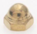 Satco Products Inc. 90/208 - Cap Nut; 8/32; Brass Plated Finish