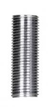 Satco Products Inc. 90/255 - 1/8 IP Steel Nipple; Zinc Plated; 6" Length; 3/8" Wide
