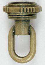 Satco Products Inc. 90/336 - 1/4 IP Matching Screw Collar Loop With Ring; 25lbs Max; Antique Brass Finish