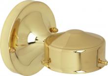 Satco Products Inc. 90/708 - 3-1/4" Wired Wall Bracket; Brass Finish; Includes Hardware; 60W Max