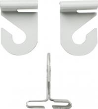 Satco Products Inc. 90/846 - Drop Ceiling Hook Set; White Finish; Contains 2 Sets Per Bag; No Hardware Needed