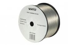Satco Products Inc. 93/304 - Lamp And Lighting Bulk Wire; 18/2 SPT-1.5 105C; 2500 Foot/Reel; Clear Silver